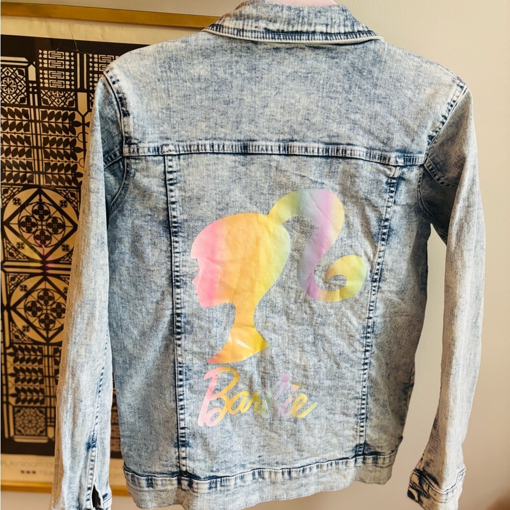 Barbie Rainbow Washed Jean Jacket - Picture 7 of 10